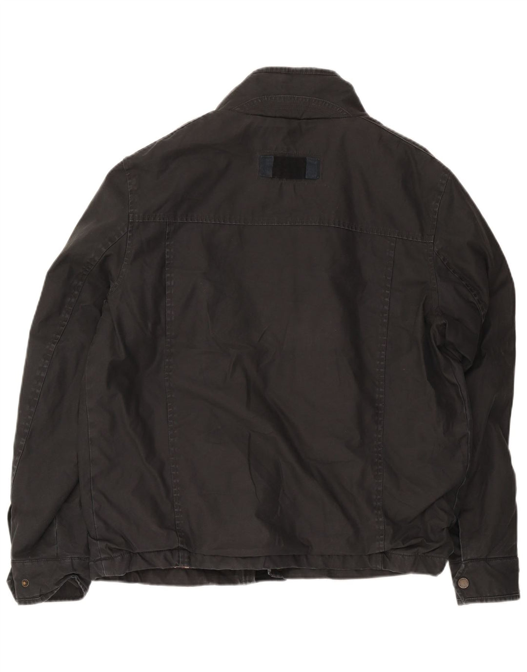 Fat Face Herren-Windbreaker-Jacke, UK 38, mittelgraue Baumwolle