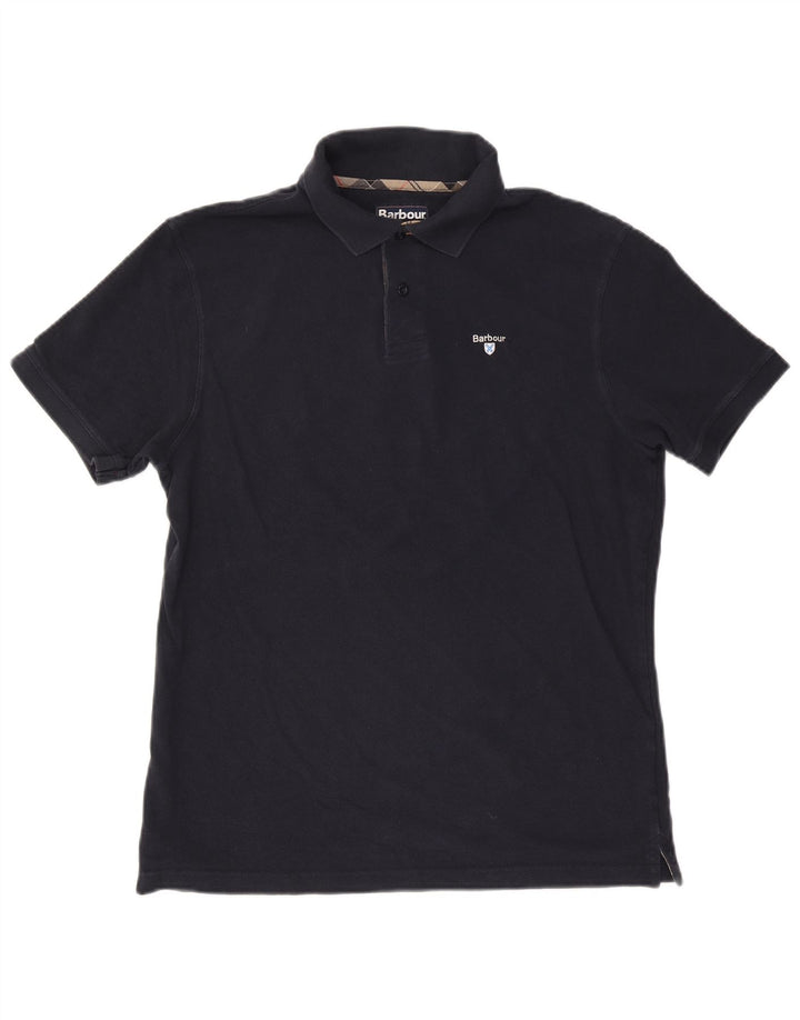 Barbour Herren Poloshirt XL Marineblau Baumwolle