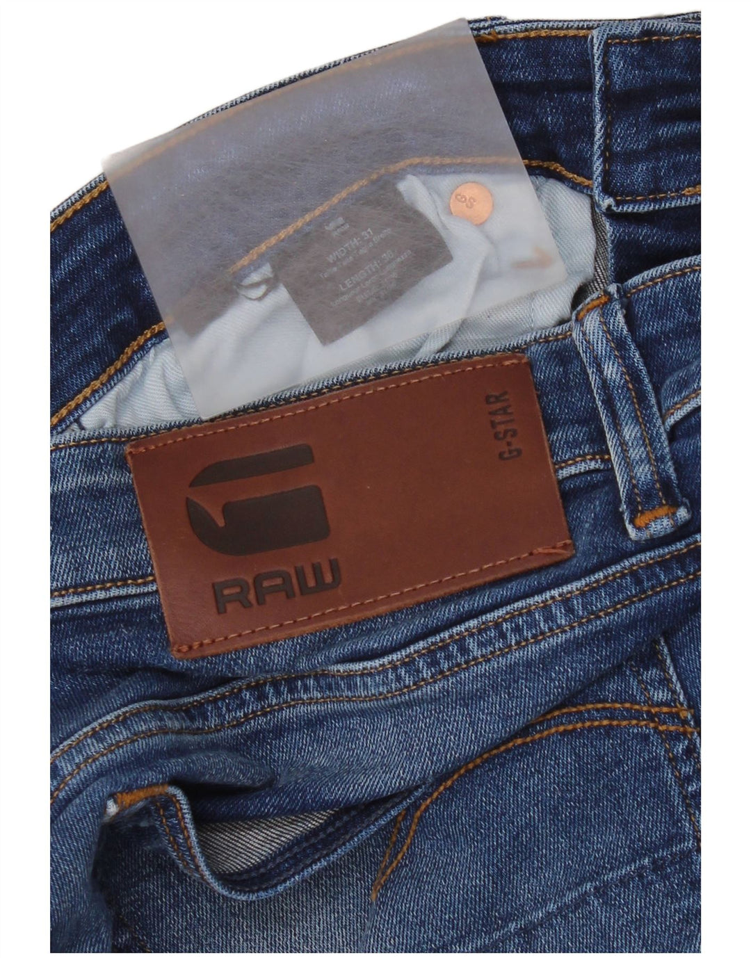 G-Star Herren 3301 Slim Jeans W31 L36 Blau