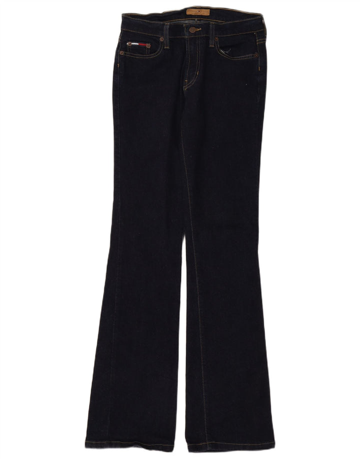 Tommy Hilfiger Damen Bootcut Jeans W30 L34 Marineblau Baumwolle