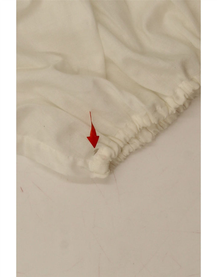 VINTAGE Girls Long Sleeve Blouse Top 7-8 Years White Vintage Vintage and Second-Hand Vintage from Messina Hembry 