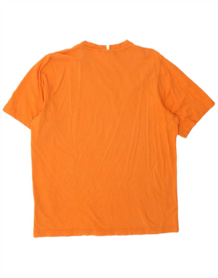 Adidas Herren T-Shirt Top Mittelorange Baumwolle