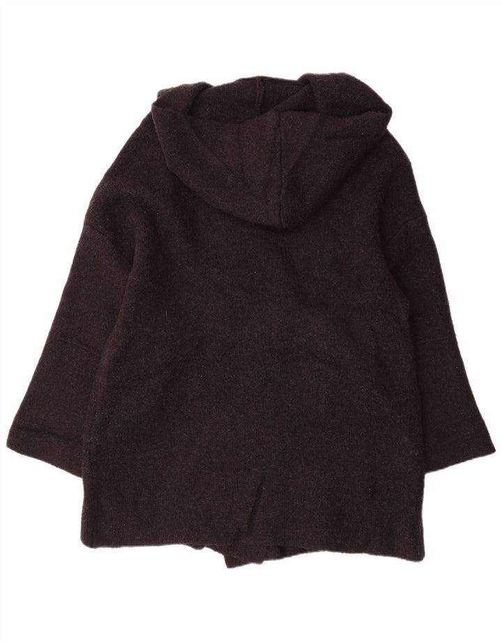 Zara Damen-Strickjacke in Übergröße mit Kapuze, Gr. 14, mittleres Marineblau