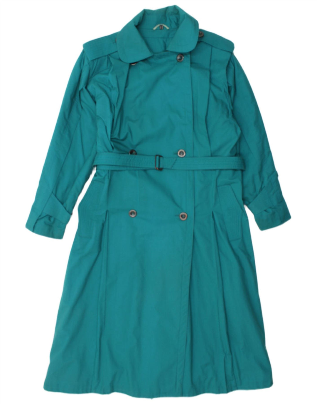NINO Damen Trenchcoat UK 14 Large Türkis Polyester