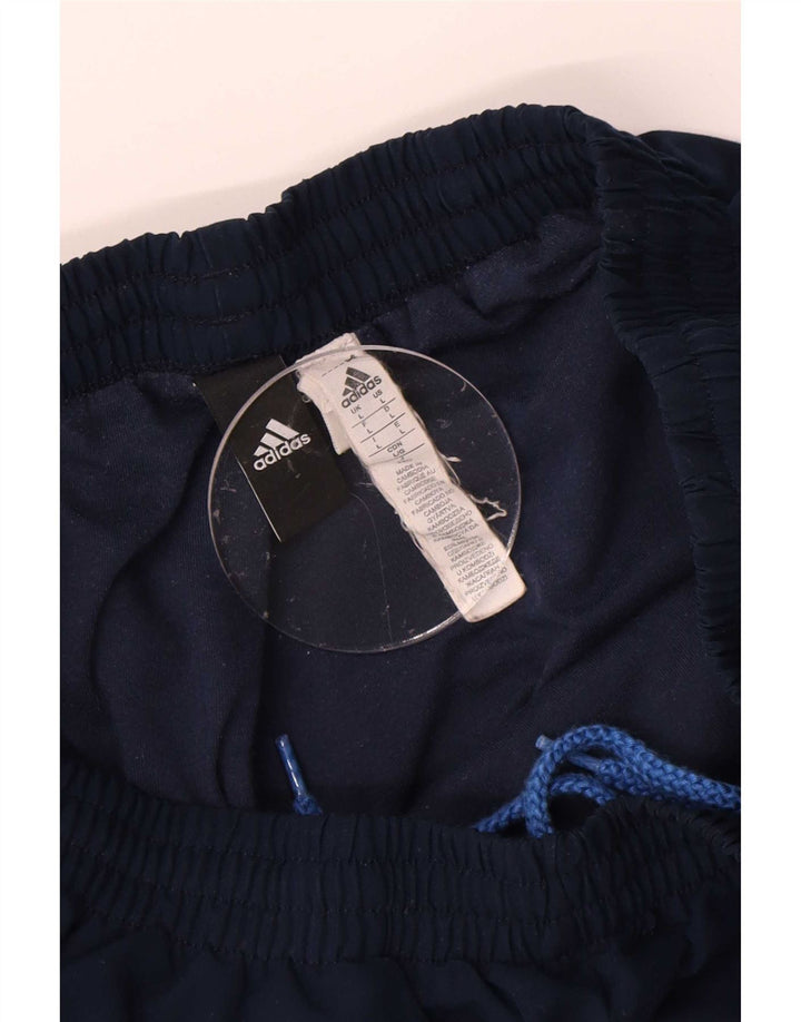 Adidas Herren-Trainingshose, Jogginghose, groß, marineblau, Polyester