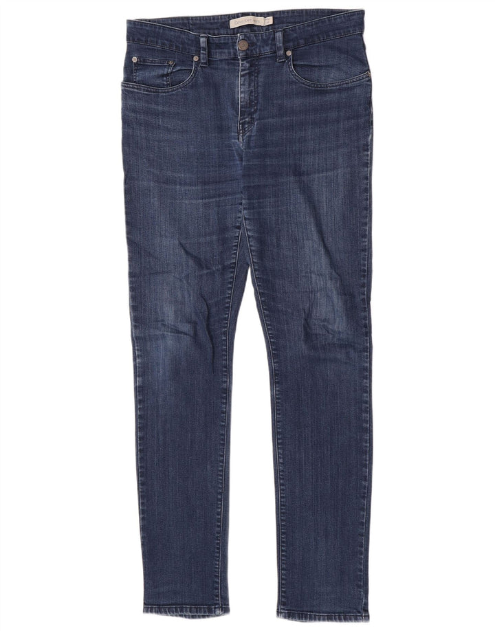 Calvin Klein Damen Skinny Jeans W34 L34 Blaue Baumwolle