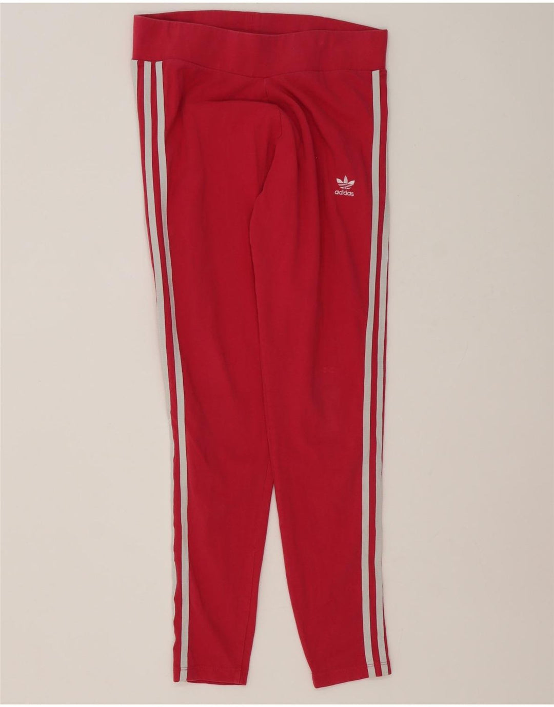 Adidas Damen Leggings UK 14 Mittelrosa Baumwolle