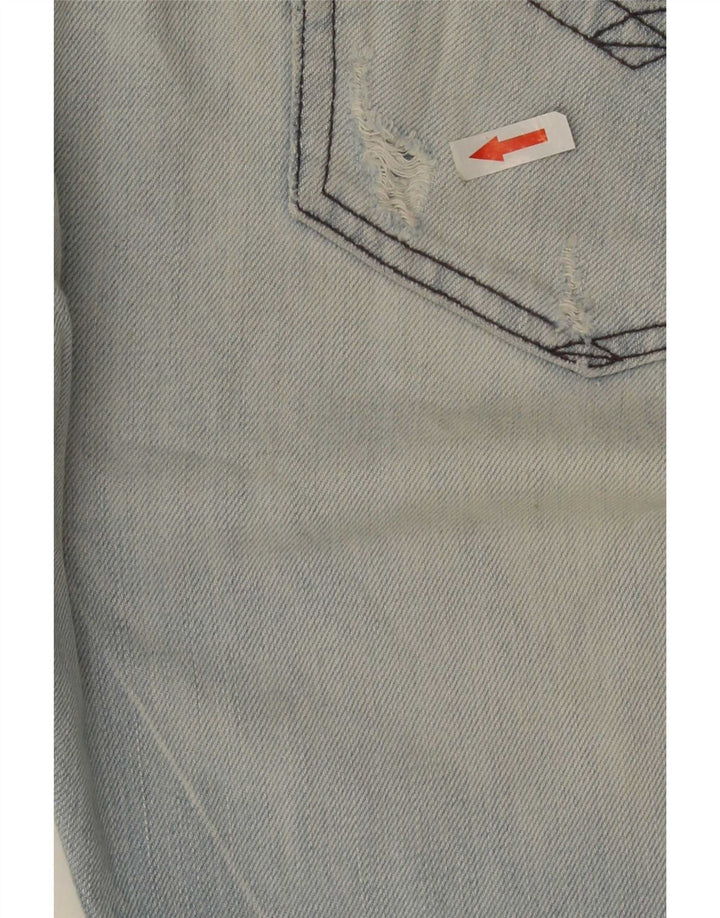 Replay Herren Straight Jeans W36 L34 Blaue Baumwolle