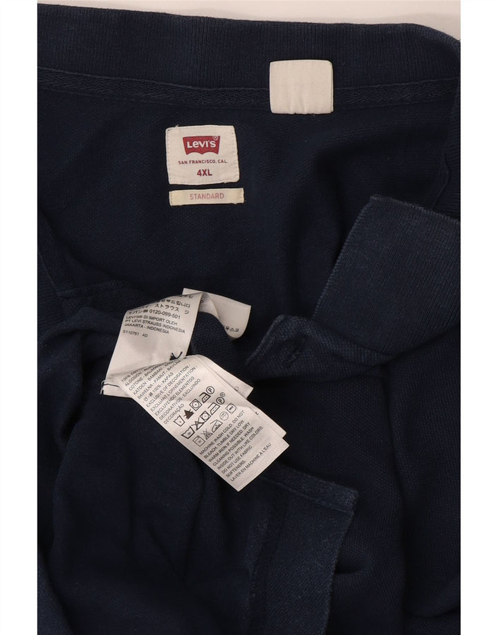 Levi's Herren Standard Poloshirt 4XL Marineblau Baumwolle