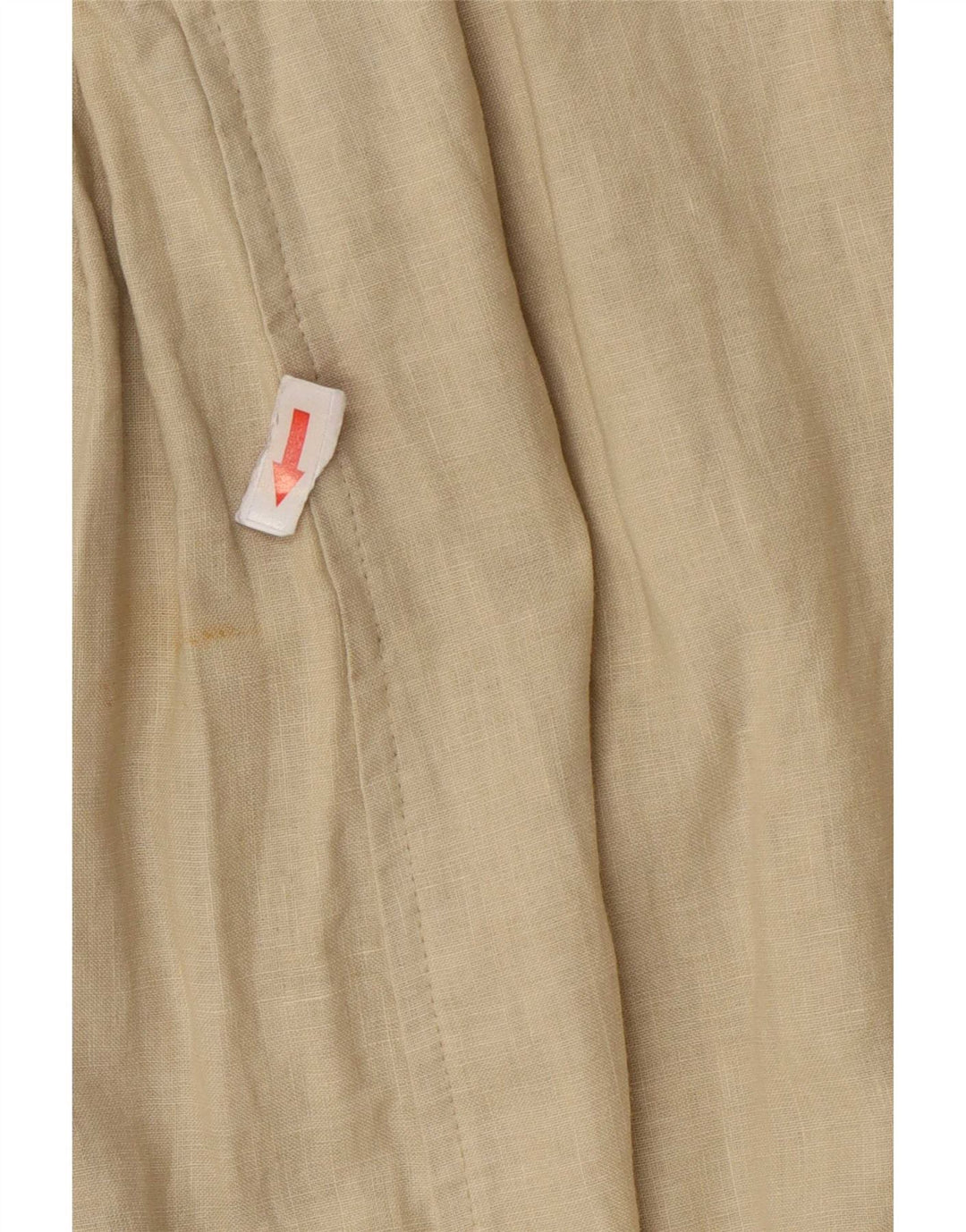 Vintage Damen Trenchcoat IT 46 Large Beige Lyocell