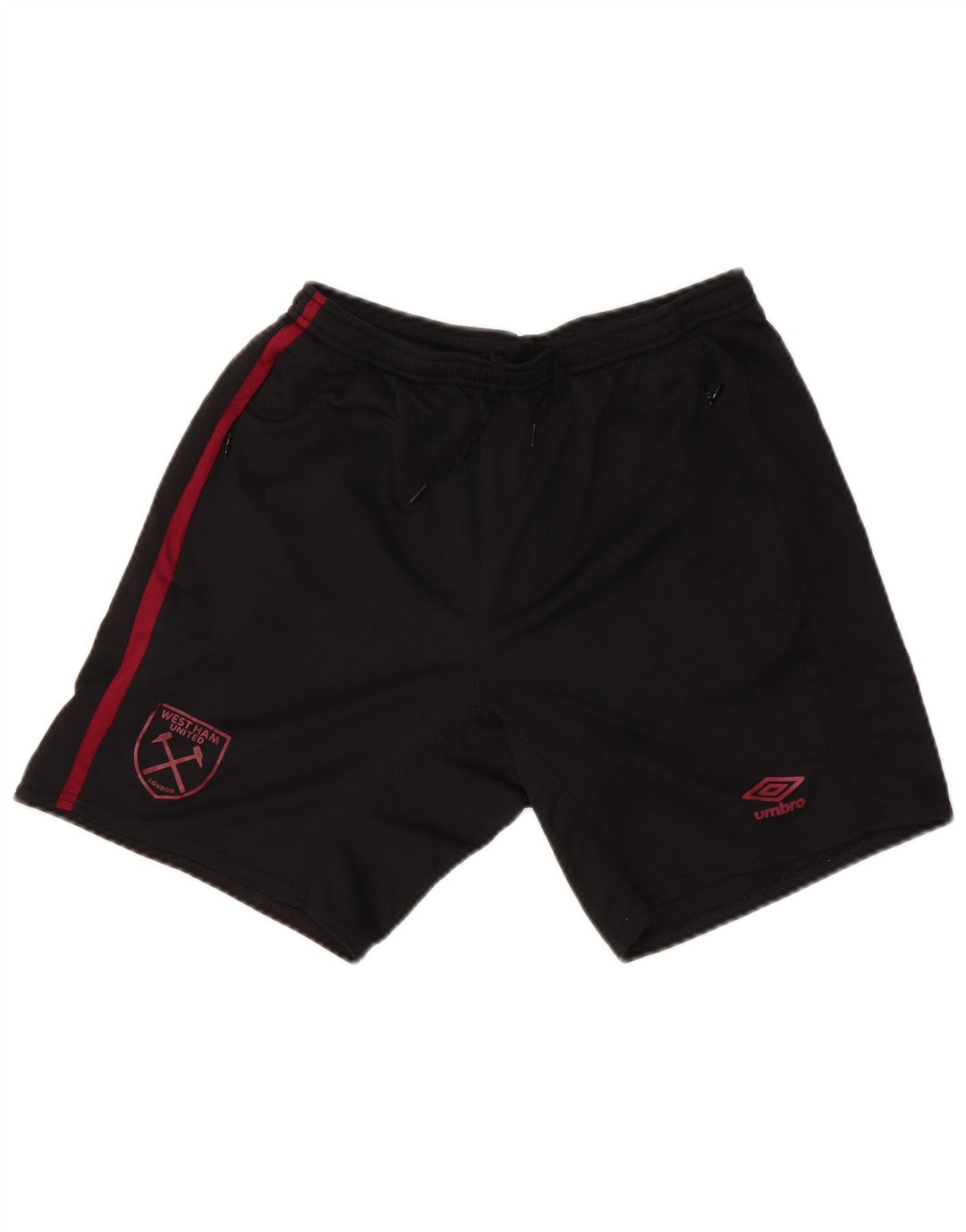 UMBRO Herren West Ham United F.C. Sportshorts Mittelschwarzes Polyester