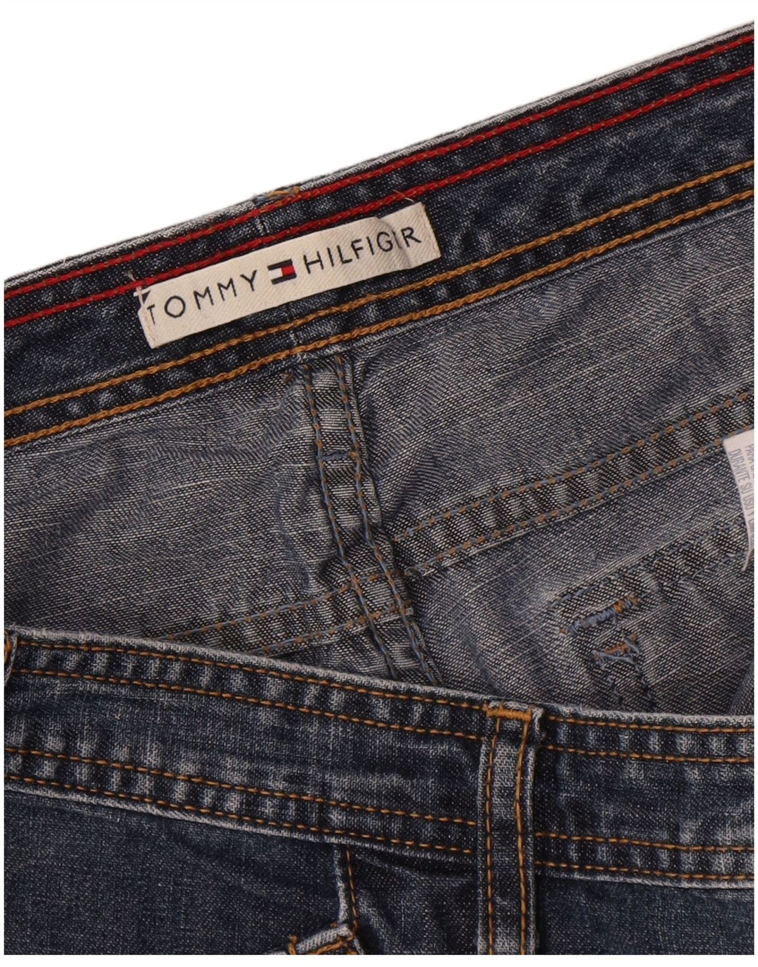 Tommy Hilfiger Damen Schlagjeans W32 L30 Blau