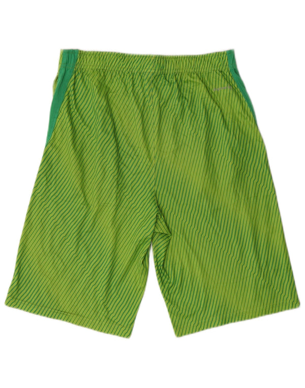 Russell Athletic Boys Sport Shorts 13-14 Years  Green Striped Polyester