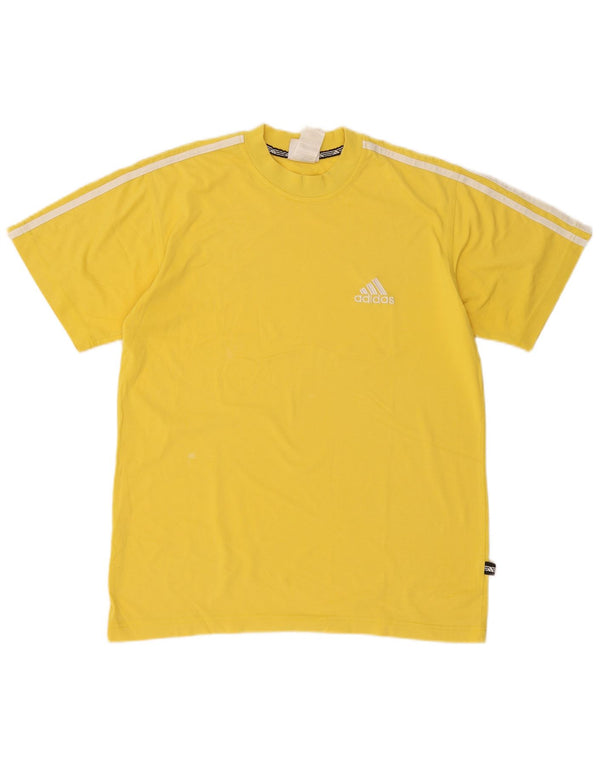 Adidas T-Shirt für Jungen, 15–16 Jahre, gelbe Baumwolle