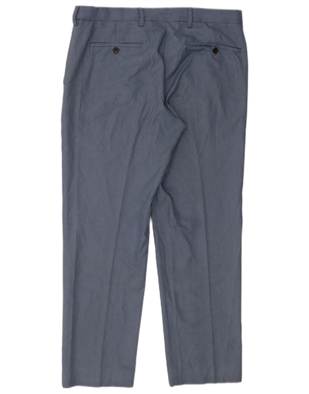 Marks & Spencer Herren-Chinohose mit normaler Passform, W34, L29, Blau, Polyester