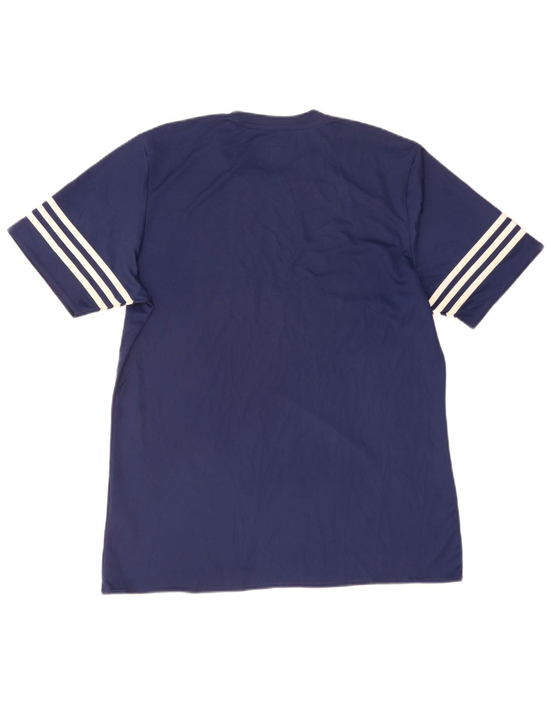 Adidas Herren Climalite T-Shirt Top Large Marineblau Polyester