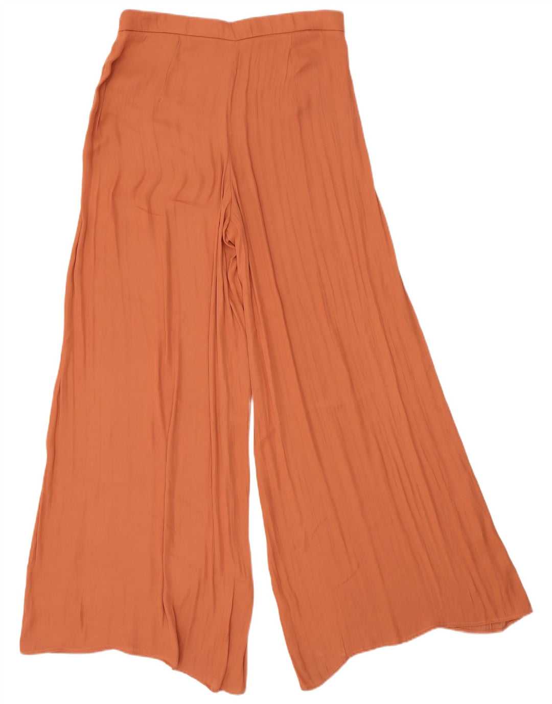 Zara Damen-Freizeithose mit weitem Bein, Größe M, W28, L30, Orange