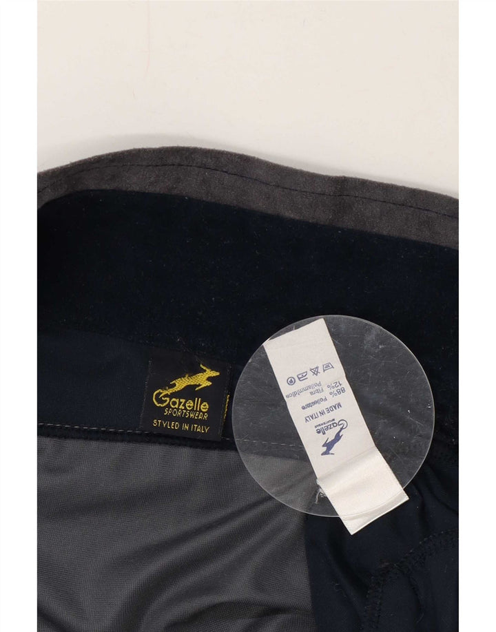 Gazelle Herren-Trainingsanzug-Oberteil, mittelgroß, marineblau, Farbblock-Polyester