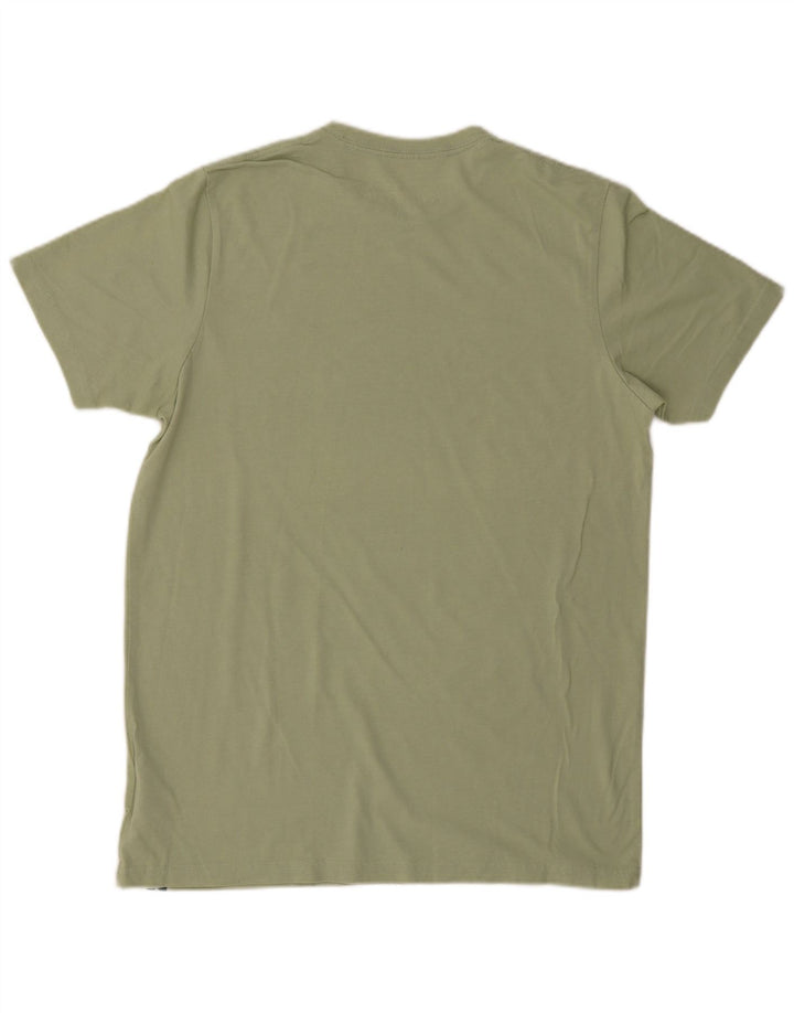 Weird Fish Herren T-Shirt-Oberteil aus mittlerer Khaki-Baumwolle