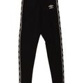 Umbro Womens Graphic Leggings UK 10 Small Schwarz Baumwolle