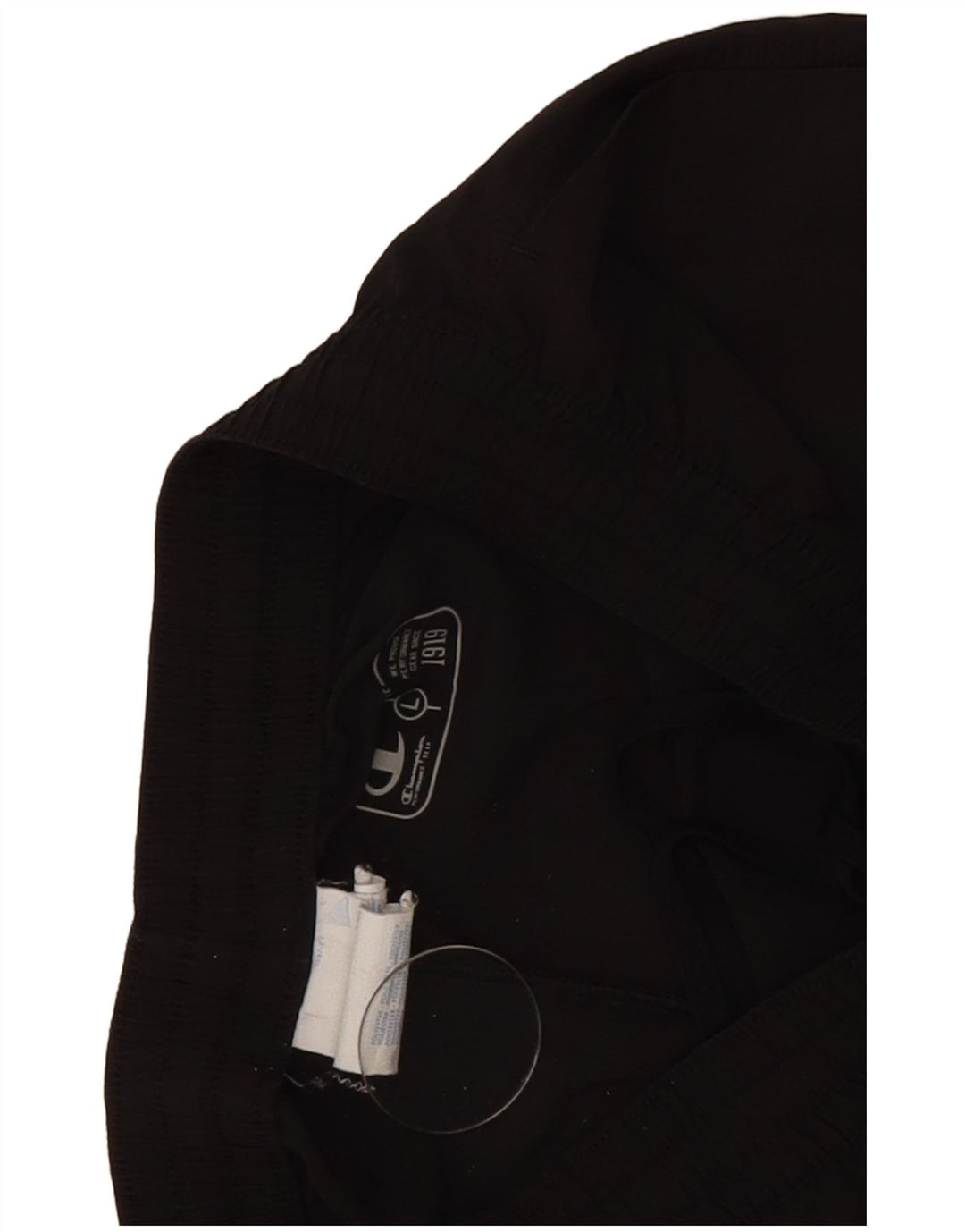 Champion Herren-Sportshorts, groß, aus schwarzem Polyester
