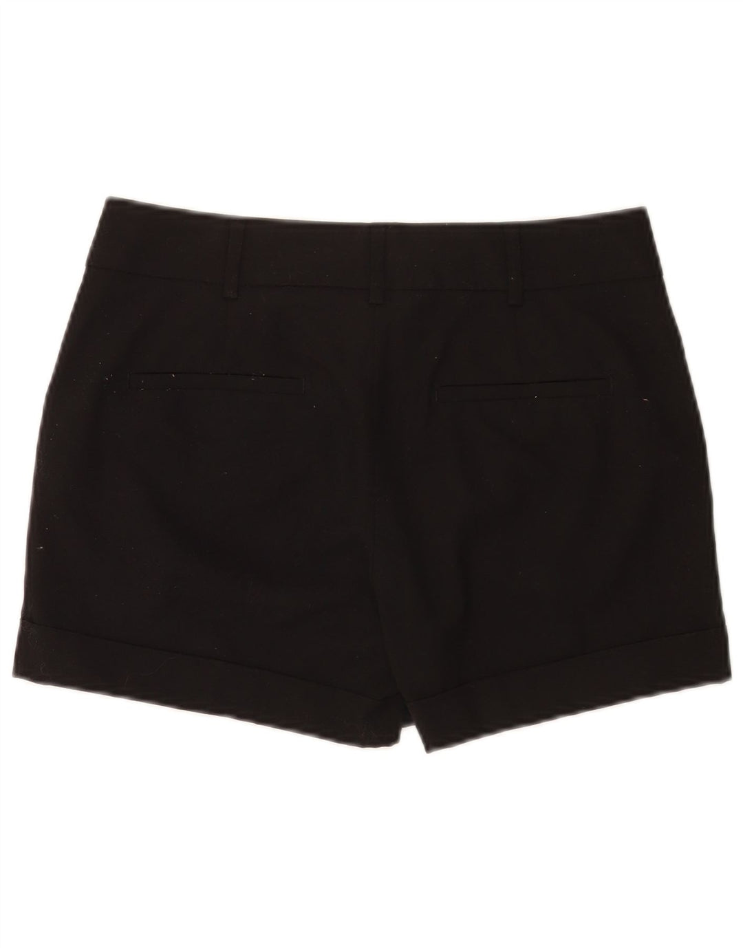 Zara Damen Chinoshorts Medium W28 Schwarz Polyester