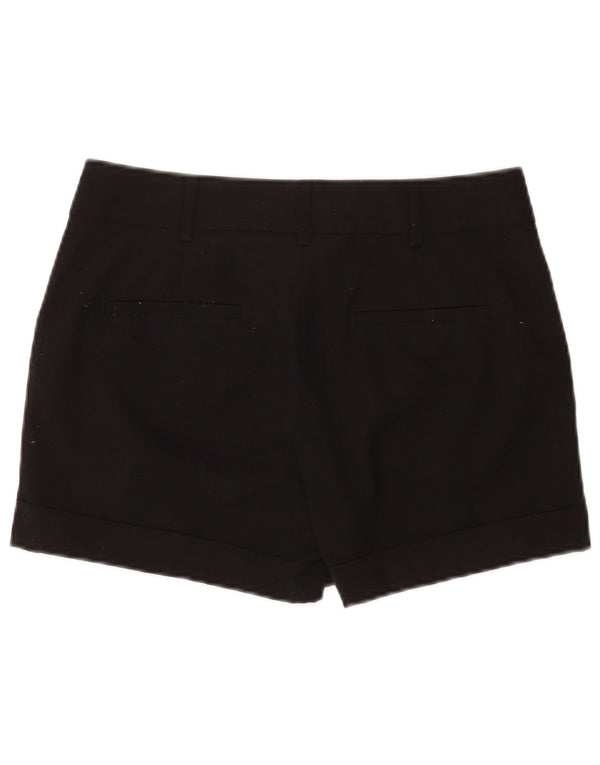 Zara Damen Chinoshorts Medium W28 Schwarz Polyester