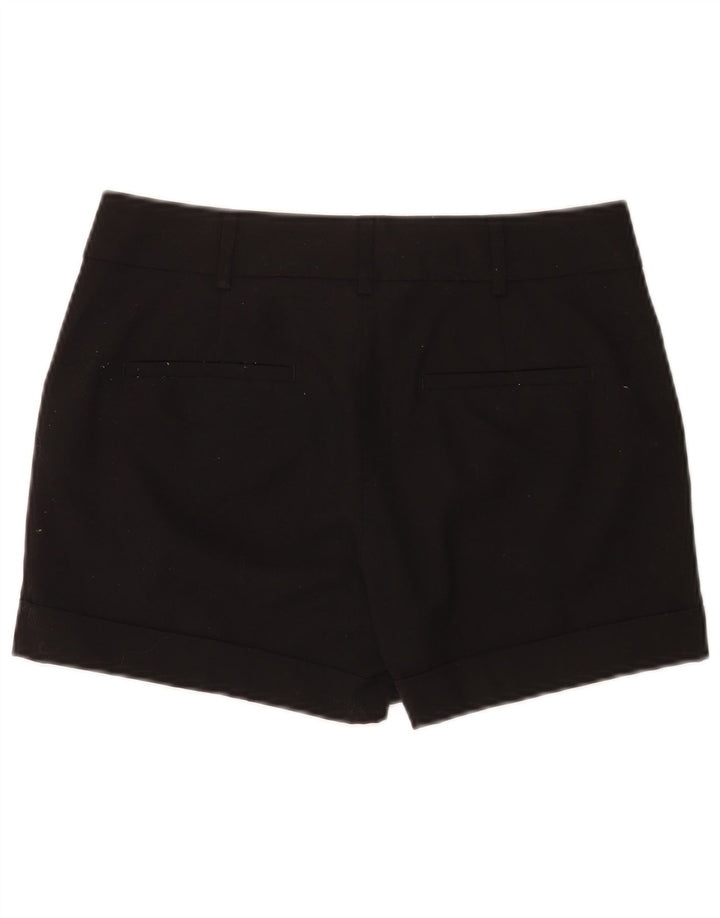Zara Damen Chinoshorts Medium W28 Schwarz Polyester