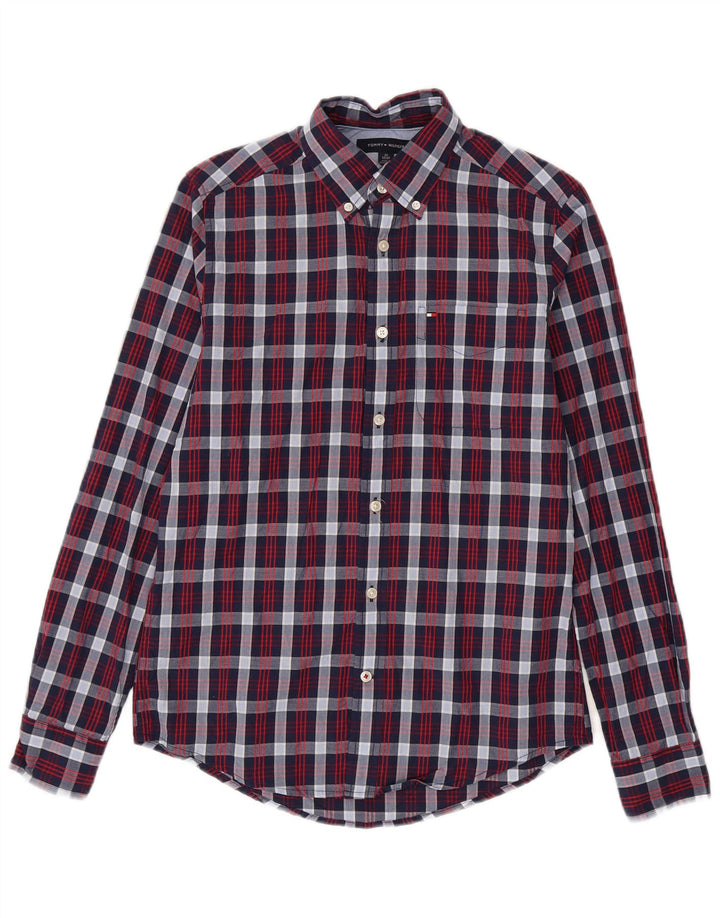 Tommy Hilfiger Herrenhemd XS Marineblau kariert