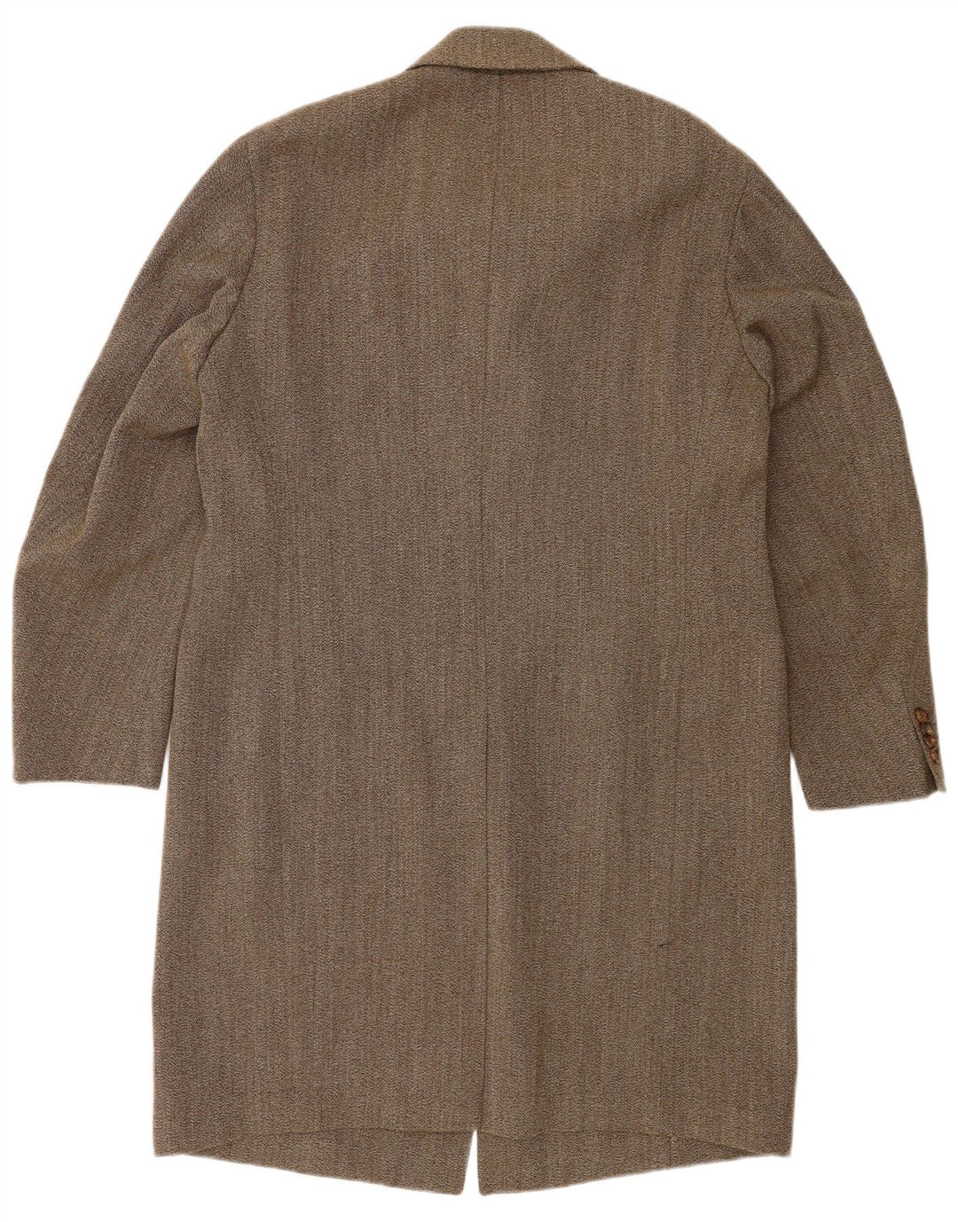 Vintage Herren Mantel IT 54 2XL Braune Wolle