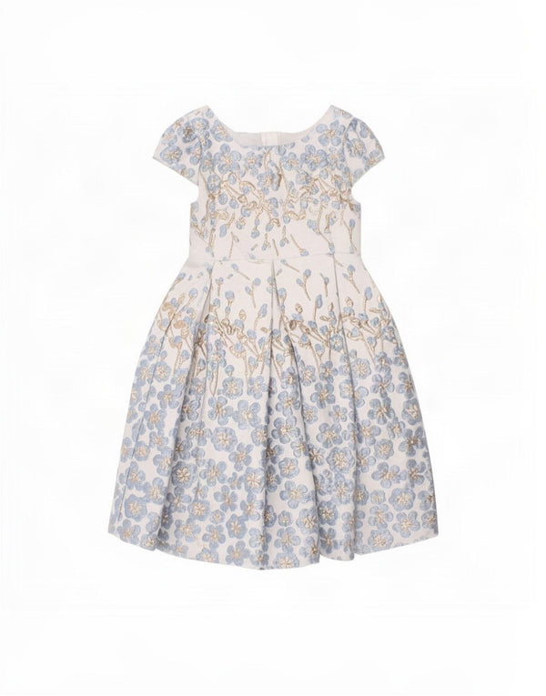 Monsoon Prinzessinnenkleid für Mädchen, 2–3 Jahre, weißes Blumenmuster, Polyester