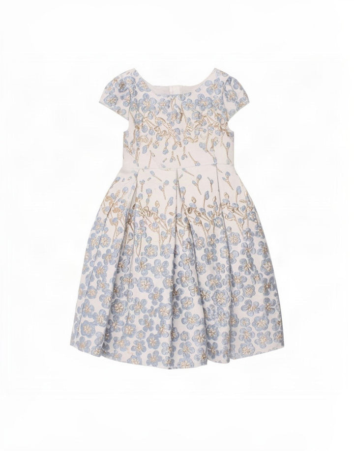 Monsoon Prinzessinnenkleid für Mädchen, 2–3 Jahre, weißes Blumenmuster, Polyester