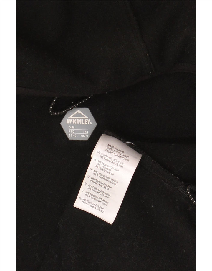 McKinley Herren-Bomberjacke mit Kapuze, UK 40, mittelgraues Polyester