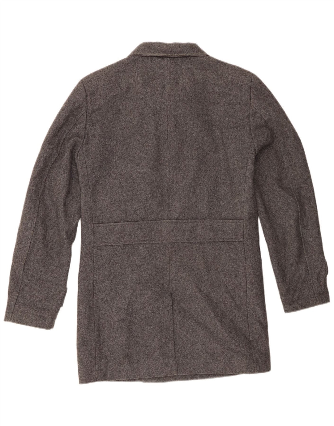 French Connection Herren Pea Coat UK 36 Small Graue Wolle