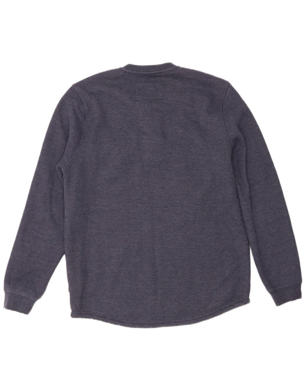 Lee Herren-Sweatshirt mit normaler Passform, mittelblaue Baumwolle