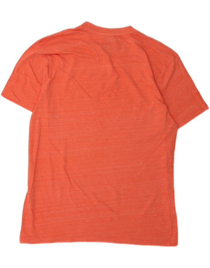 RUSSELL ATHLETIC Mens Graphic T-Shirt Top XL Orange Vintage Russell Athletic and Second-Hand Russell Athletic from Messina Hembry 
