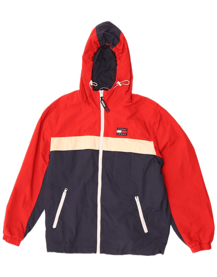 Tommy Hilfiger Herren Regenjacke UK 38 Medium Mehrfarbig Colourblock