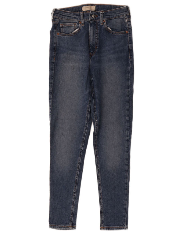Topshop Damen Jamie Skinny Jeans W28 L30 Blau Polyester