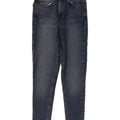 Topshop Damen Jamie Skinny Jeans W28 L30 Blau Polyester