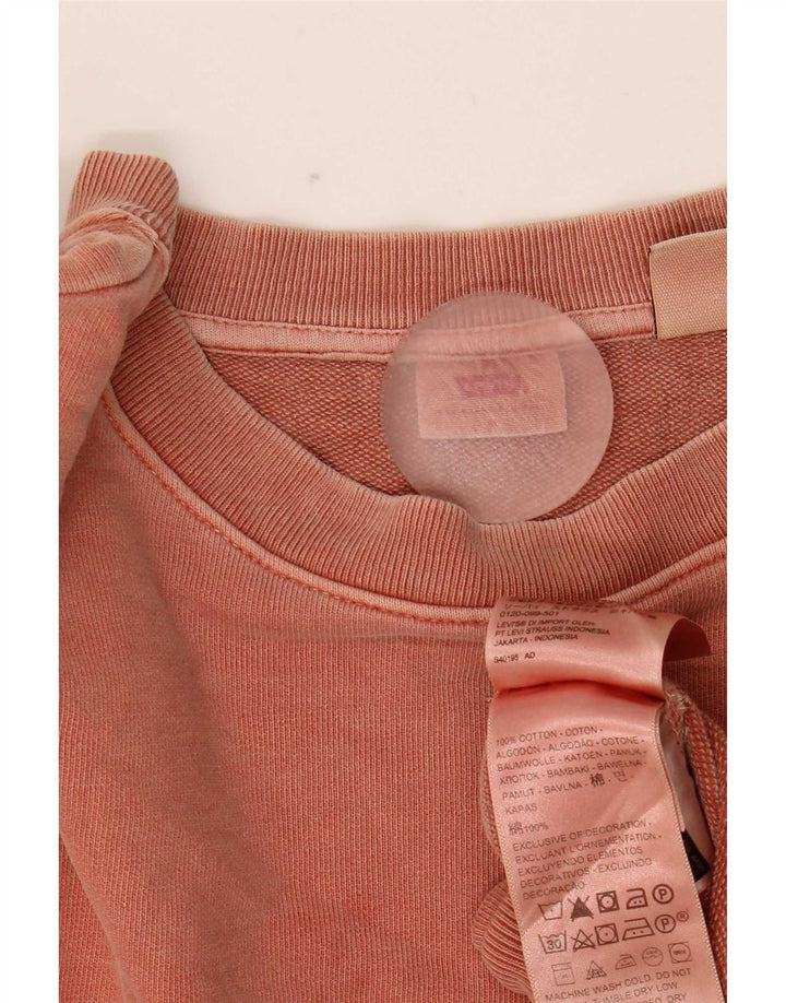 Levi's Damen-Sweatshirt in Übergröße, Größe UK 14, mittelrot, Baumwolle