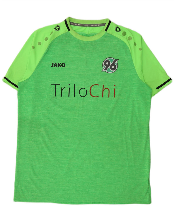Jako Herren-T-Shirt mit Grafik, 2XL, grünes Farbblock-Polyester