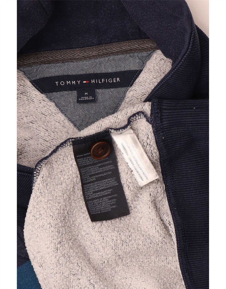 Tommy Hilfiger Herren-Sweatshirt-Pullover, mittelgroß, Marineblau, Farbblock