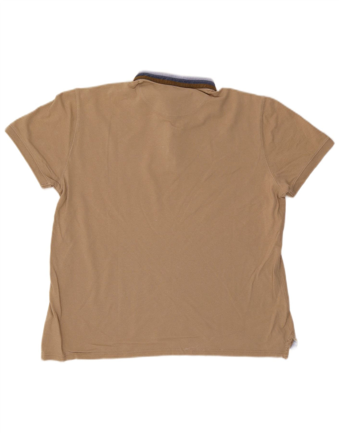 Massimo Dutti Herren-Poloshirt mit lässiger Passform, Größe L, Beige