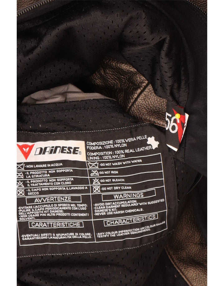 Dainese Herren Graphic Racer Jacke IT 56 XL Braun Farbblock