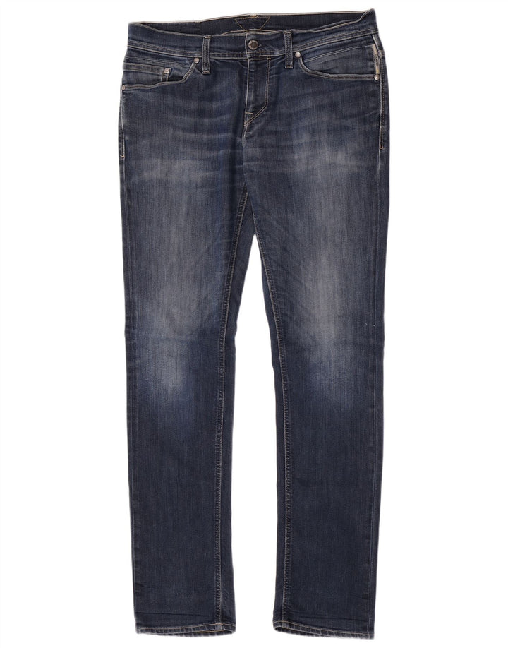 Meltin' Pot Herren Slim Jeans W33 L32 Blaue Baumwolle