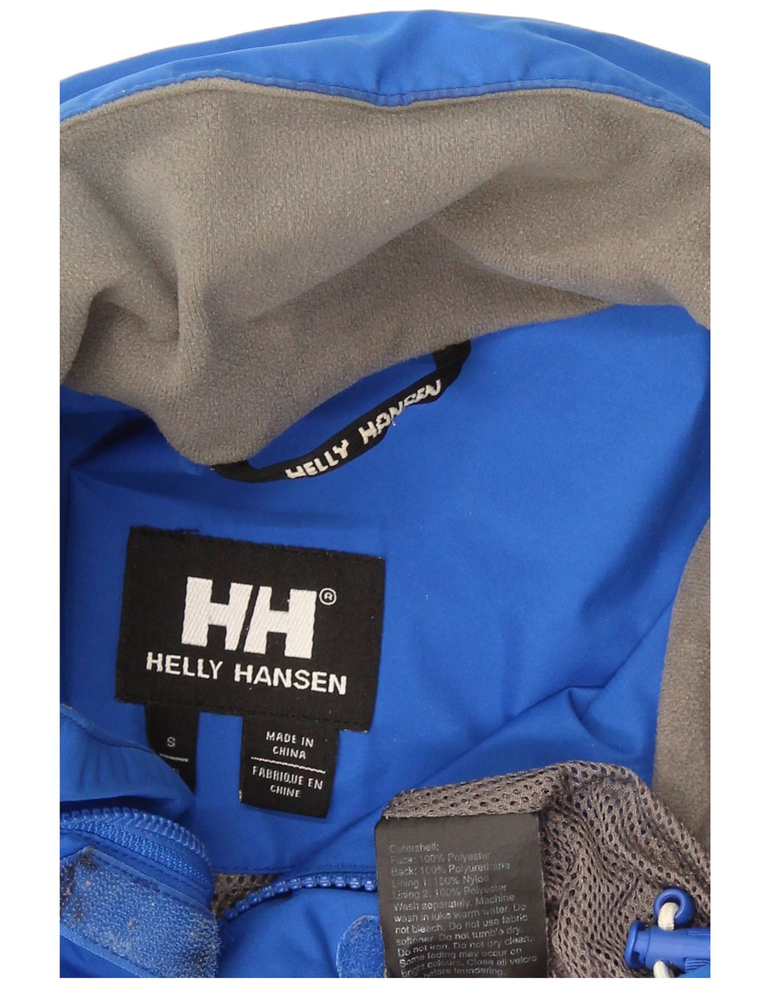Helly Hansen Herren Regenjacke UK 36 Small Blau Polyester Sport