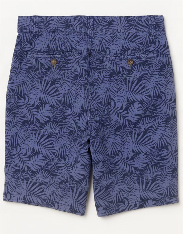 Mountain Warehouse Herren-Chinoshorts, Größe L, W36, Marineblau mit Blumenmuster, Baumwolle