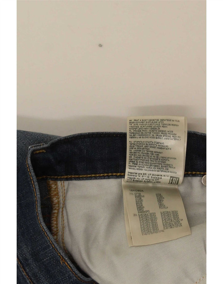 Lee Herren Rider Slim Jeans W32 L34 Marineblaue Baumwolle