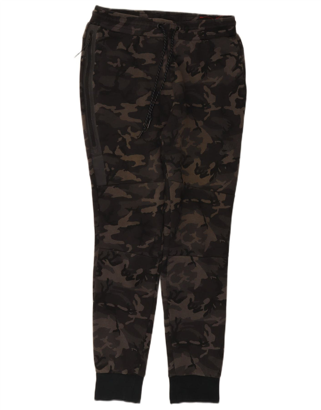 Nike Herren-Trainingshose, Jogginghose, Größe S, schwarze Camouflage-Baumwolle