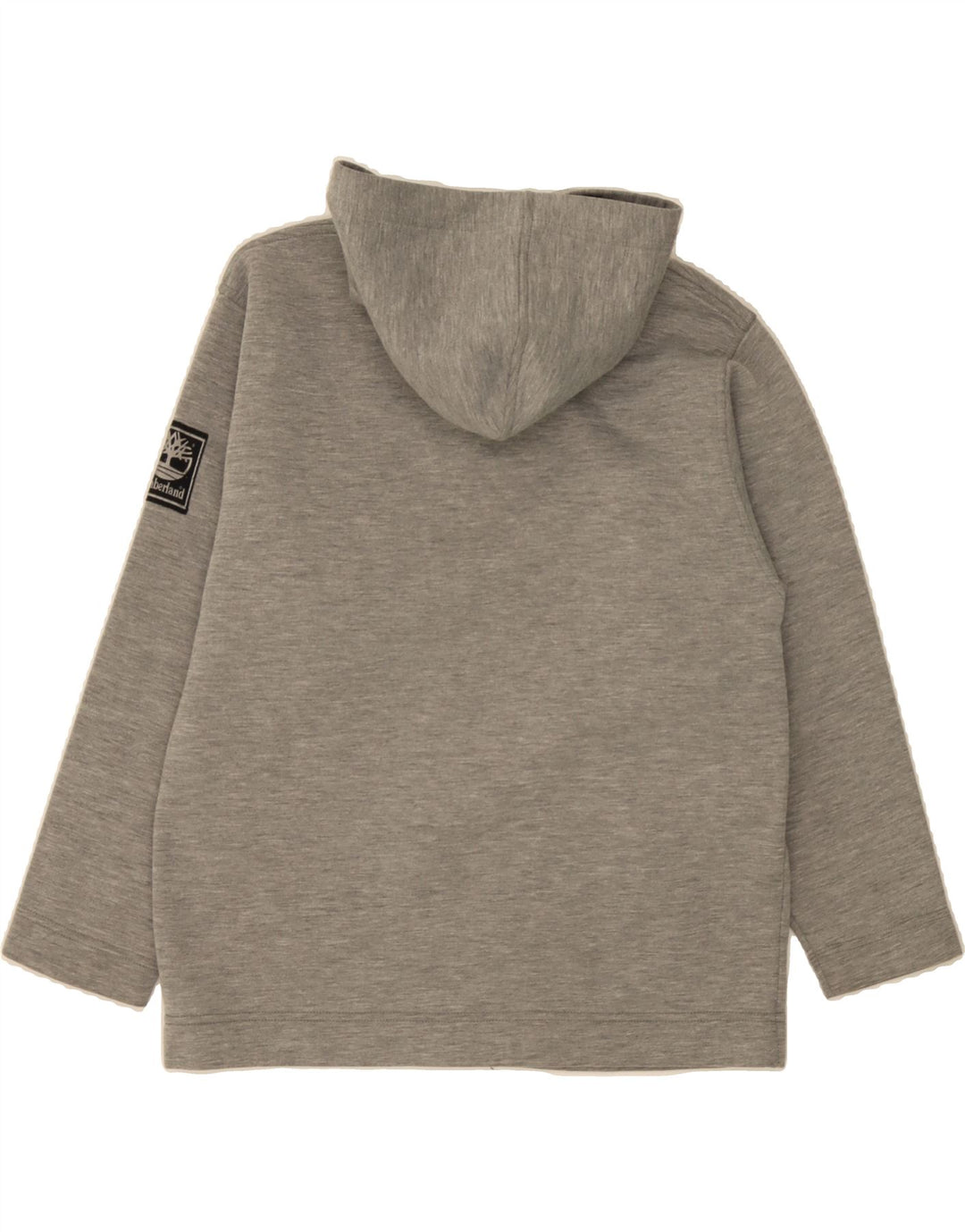 TIMBERLAND Boys Zip Hoodie Sweater 11-12 Years Grey Polyester Vintage Timberland and Second-Hand Timberland from Messina Hembry 